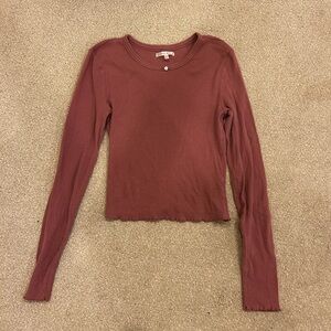 PacSun Pink Long Sleeve Top